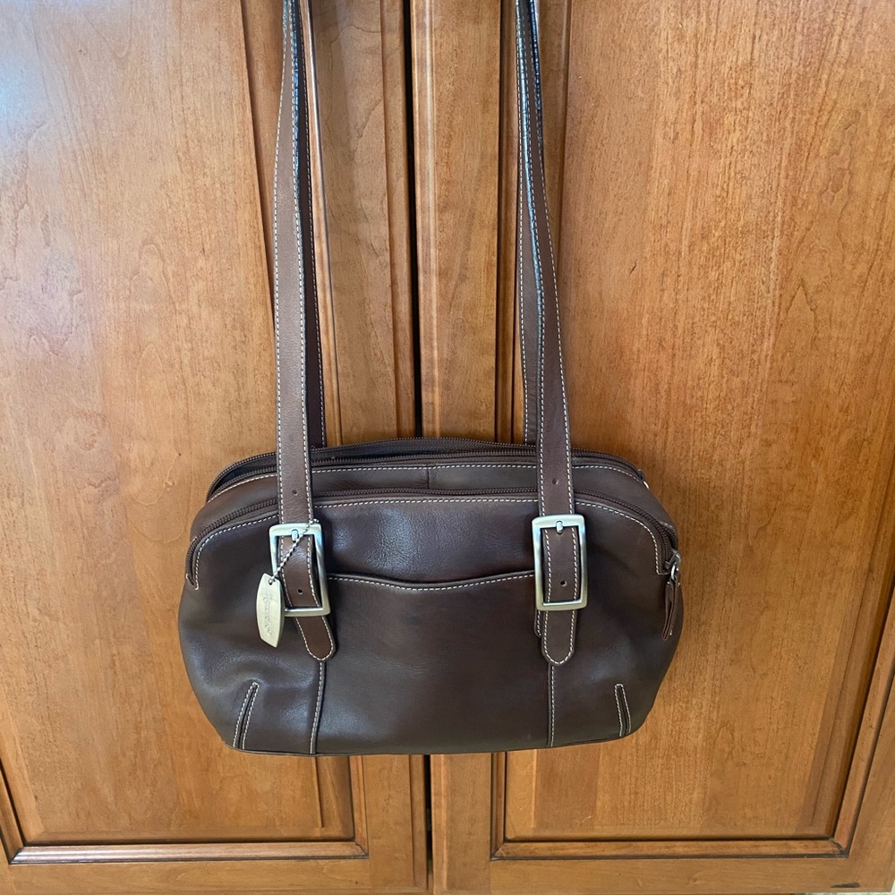 Tignanello Leather Satchel - Picture 2 of 9